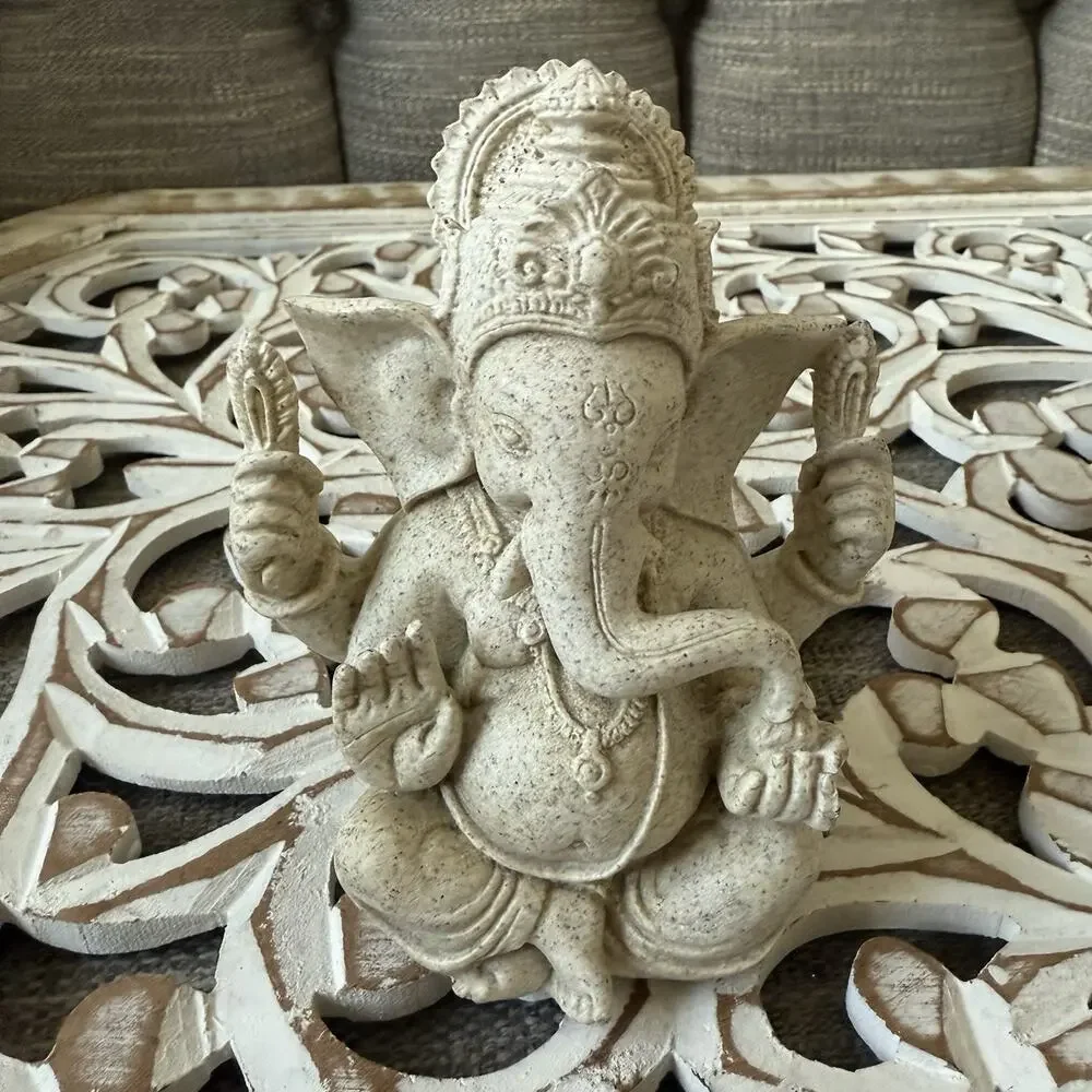 Fish Tank Decorations Resin Elephant & Wood piece